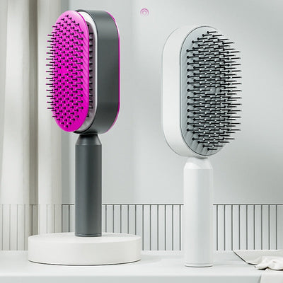 Cleaning Anti-Static Hair BrushSkin and SatinMy StoreIntroducing the Self Cleaning Hair Brush for Women, a game-changer in hair care. This innovative hairbrush not only helps detangle and style your hair but also offerSelf Cleaning Anti-Static Hair Brush