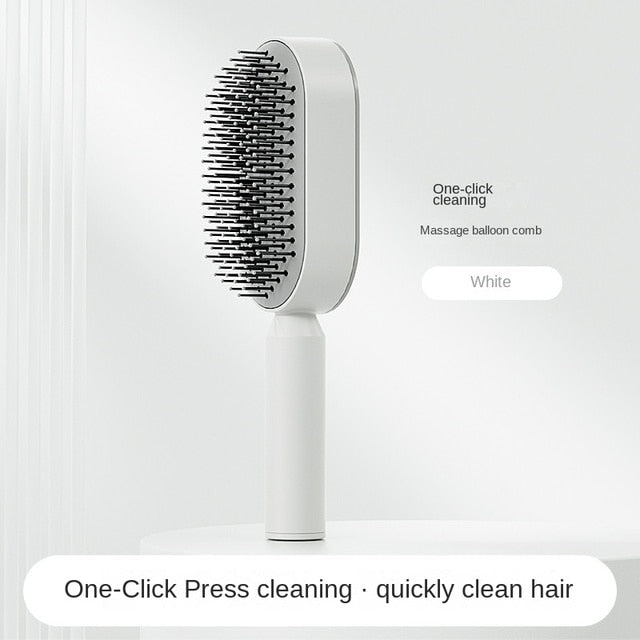 Cleaning Anti-Static Hair BrushSkin and SatinMy StoreIntroducing the Self Cleaning Hair Brush for Women, a game-changer in hair care. This innovative hairbrush not only helps detangle and style your hair but also offerSelf Cleaning Anti-Static Hair Brush