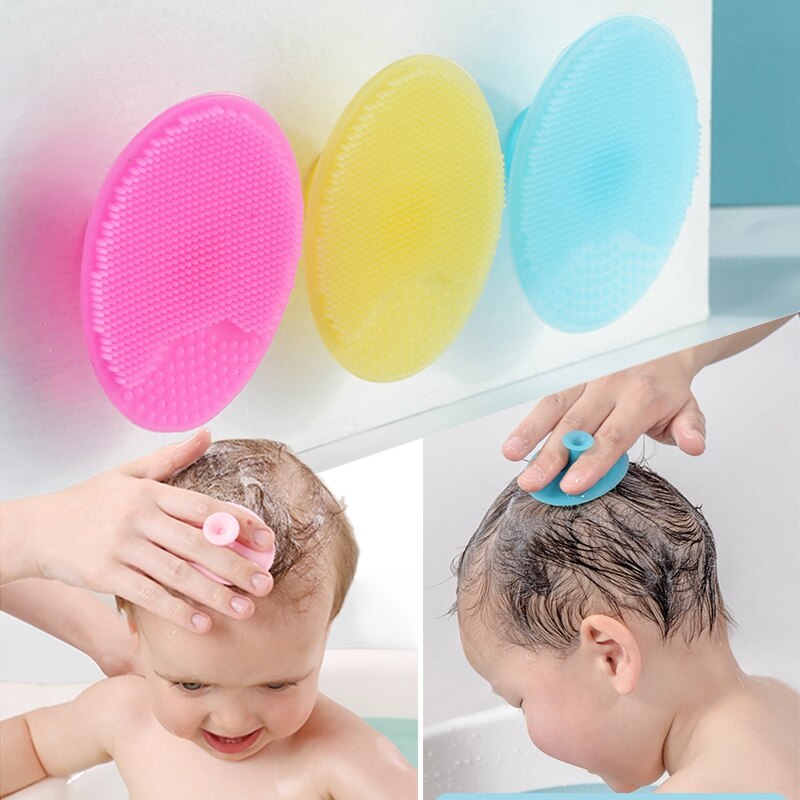 Silicone Soft Baby Bath Massage BrushSkin and SatinMy StoreIntroducing our Silicone Soft Baby Brush - the perfect bath time companion for your little one, designed to provide gentle hair washing and a soothing scalp massage!Silicone Soft Baby Bath Massage Brush