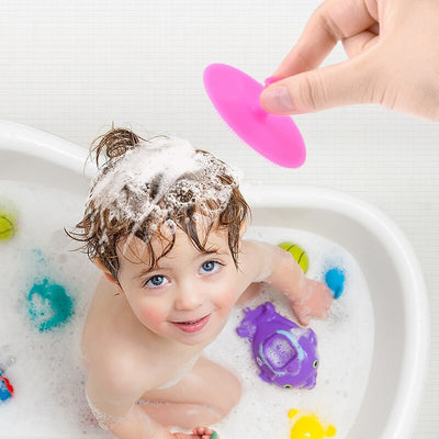 Silicone Soft Baby Bath Massage BrushSkin and SatinMy StoreIntroducing our Silicone Soft Baby Brush - the perfect bath time companion for your little one, designed to provide gentle hair washing and a soothing scalp massage!Silicone Soft Baby Bath Massage Brush