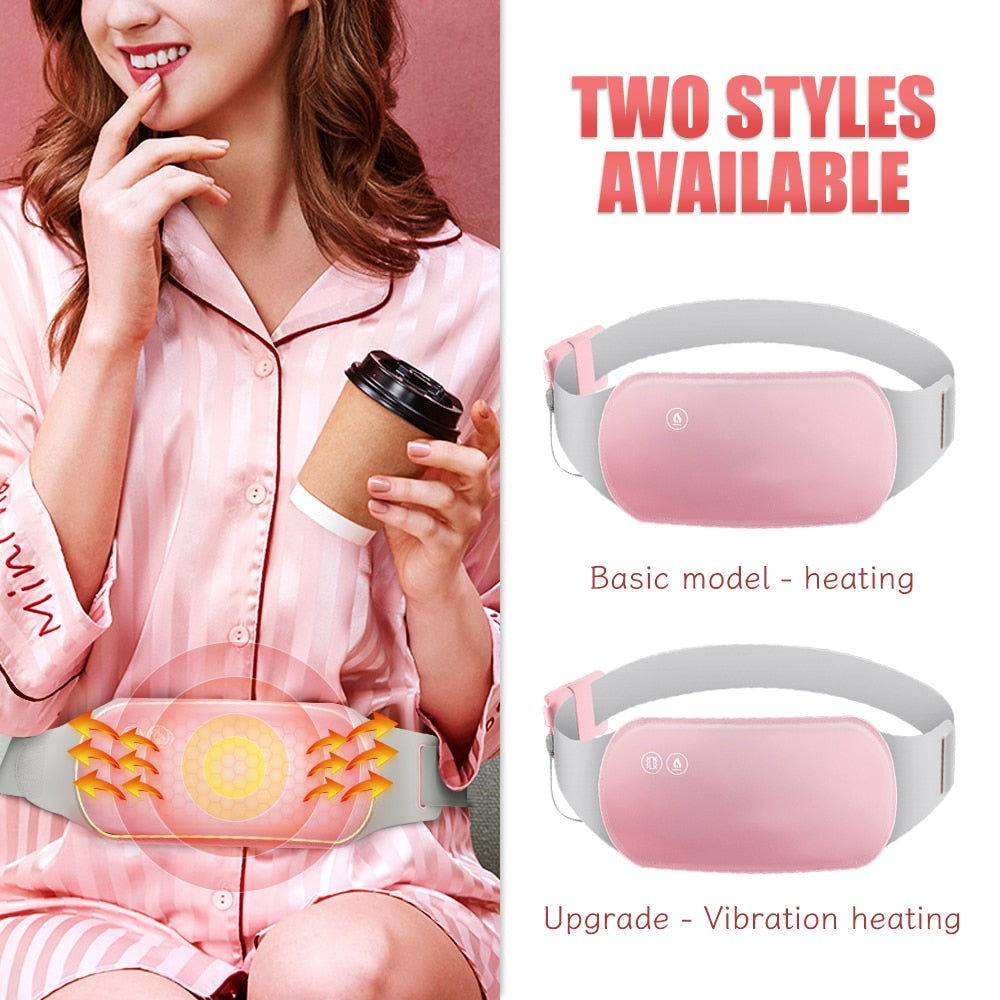 Electric Heated Hot Compress Belt MassagerSkin and SatinMy StoreIntroducing our Menstrual Heating Pad - the ultimate solution to alleviate menstrual pain and discomfort for women and girls! This warm palace hot waist belt is desiElectric Heated Hot Compress Belt Massager