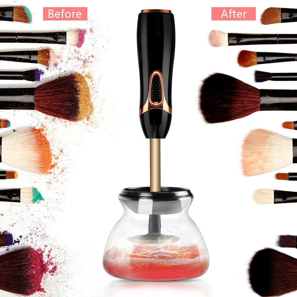 Makeup Brush Automatic CleanerSkin and SatinMy StoreIntroducing our innovative Makeup Brush Cleaner and Dryer, the ultimate time-saving solution for cleaning your makeup brushes. This automatic cleaning 'washing machiMakeup Brush Automatic  Cleaner and Dryer