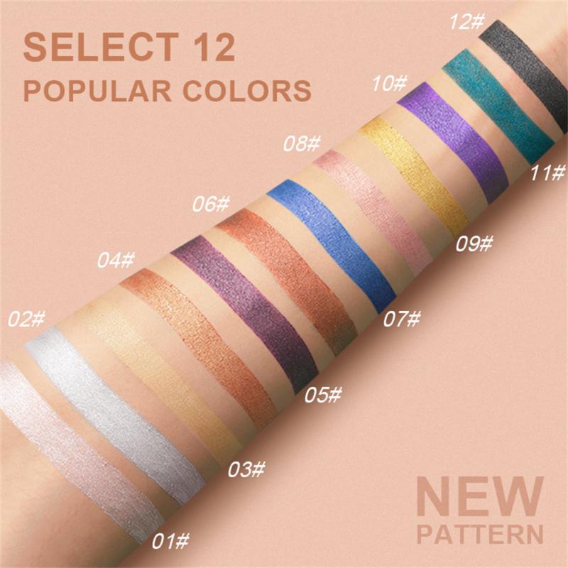 12 Colors Eyeshadow Pencil SetSkin and SatinSkin and StainElevate your eye makeup game with our 12 Colors Eyeshadow Pencil Set. These shimmering eye shadow pens are designed for ease of application and come in a variety of 12 Colors Eyeshadow Pencil Set