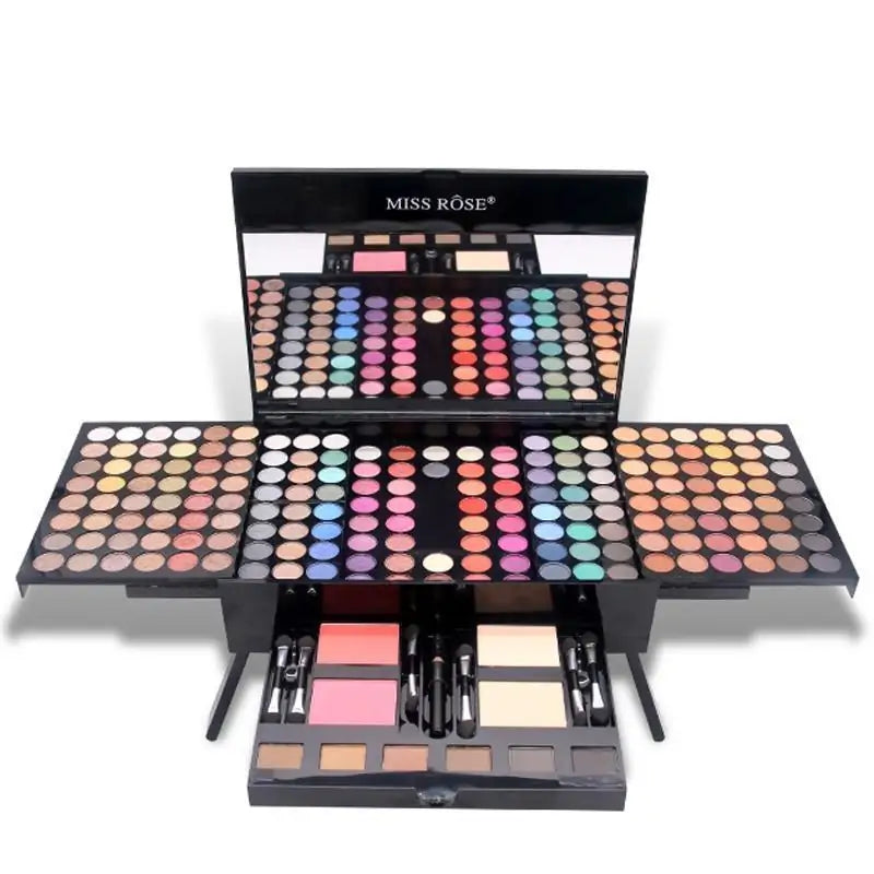 Ultimate Makeup SetSkin and SatinMy StoreMake your peepers pop with the Ultimate Makeup Set. This kit is designed to be your go-to for a complete eye makeup routine, conveniently including 2 compact powdersUltimate Makeup Set