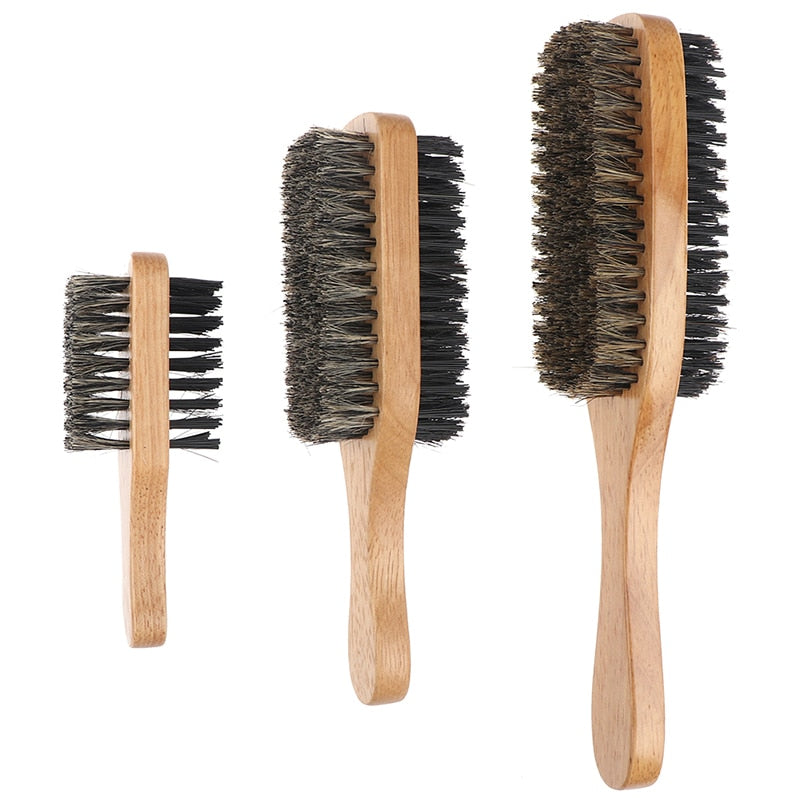 Men Boar Bristle Beard BrushSkin and SatinMy StoreThe Men Boar Bristle Hair Brush is the perfect styling tool for the modern man. With its natural wooden construction and soft boar bristles, it's designed to help yoMen Boar Bristle Beard Brush