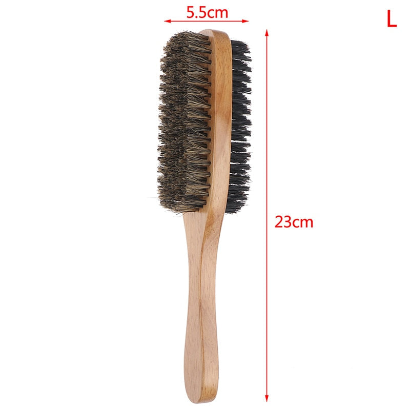 Men Boar Bristle Beard BrushSkin and SatinMy StoreThe Men Boar Bristle Hair Brush is the perfect styling tool for the modern man. With its natural wooden construction and soft boar bristles, it's designed to help yoMen Boar Bristle Beard Brush