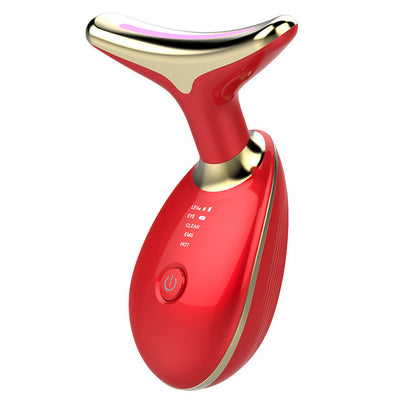 Thermal Neck LiftingSkin and SatinMy StoreThe Thermal Neck Lifting and Massager is a color light beauty instrument that can clean skin, EMS care, warm moisturize, and integrate positive ions + negative ions Thermal Neck Lifting and Massager