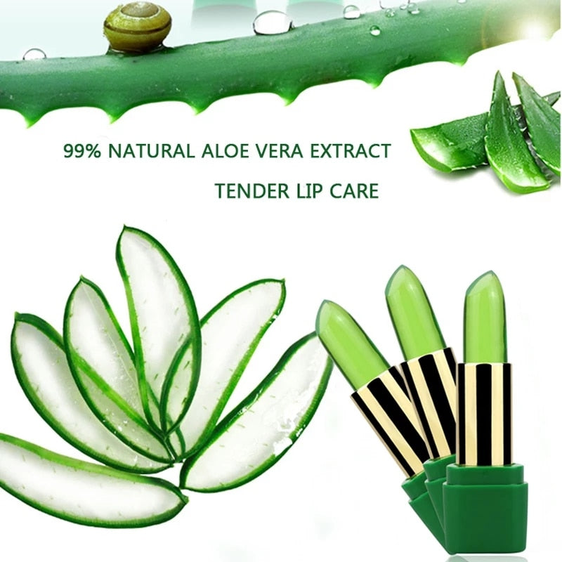 Aloe Vera Moisturizing Lip BalmSkin and SatinMy Store Crafted with natural aloe vera gel, our lip balm provides long-lasting moisturizing protection throughout the day. Don't worry about your lipstick melting or smudgiAloe Vera Moisturizing Lip Balm